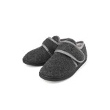 Papuci pentru bărbați cu diabet, model larg, cu spumă cu memorie din p&acirc;slă, cu &icirc;nchidere cu velcro - Larg