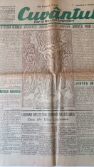Ziar legionar Cuvantul 9 noiembrie 1940 Miscarea Legionara, Garda de fier