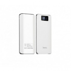 HOCO Flowed 15000mAh Power Bank 1A/2.1A cu lanterna Culoare Alb foto