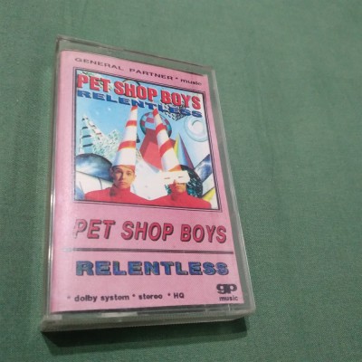 CASETA AUDIO PET SHOP BOYS-RELENTLESS RARA!!!! ORIGINALA foto