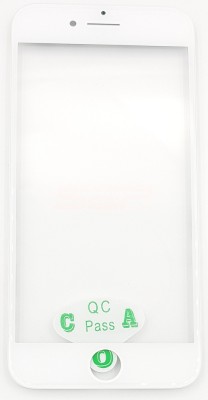 Geam cu Rama + OCA iPhone 8 WHITE foto