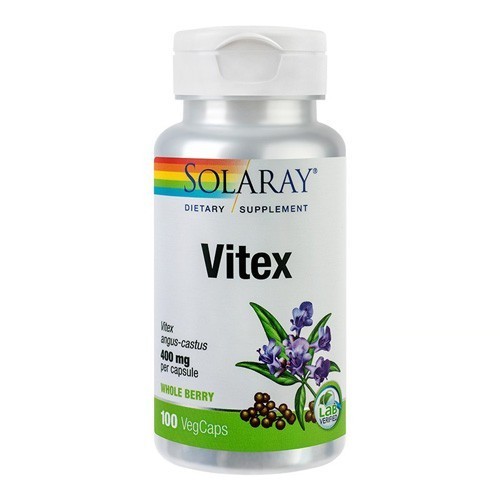 Vitex 400mg, 100cps, Solaray Vitex 400mg, 100cps, Solaray