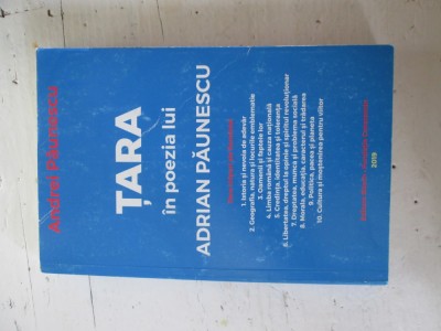 Andrei Paunescu - Tara in poezia lui Adrian Paunescu foto