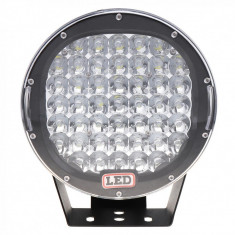 Proiector LED Auto Offroad 225W, 12V-24V, 18000 Lumeni, Rotund, Spot Beam