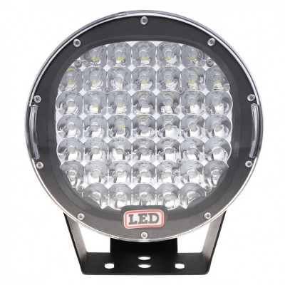 Proiector LED Auto Offroad 225W, 12V-24V, 18000 Lumeni, Rotund, Spot Beam foto