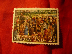 Serie Noua Zeelanda 1964 - Craciunul , 1 valoare foto
