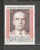 Austria.1980 65 ani nastere R.Kirchschaler-presedinte MA.916, Nestampilat