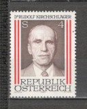 Austria.1980 65 ani nastere R.Kirchschaler-presedinte MA.916