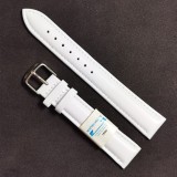 Cumpara ieftin Curea de ceas Alba din piele naturala Matteo Ferari 10mm, 12mm, 14mm, 16mm, 18mm, 20mm WZ5146