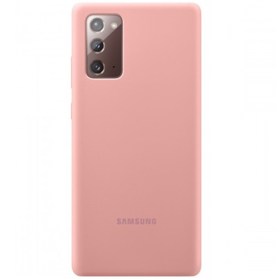 Husa Samsung EF-PN980TAEGEU silicon Copper Brown pentru Samsung Galaxy Note 20, Note 20 5G foto