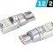 Set 2 becuri W5W T10 Alb 12v/24v 83200