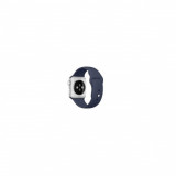 Cumpara ieftin Curea Silicon Sport Compatibila cu Apple Watch 38-40 mm - iberry Strap A008 Blue Navy