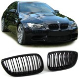 Grila dubla BMW E92 E93 NFL M-LOOK negru lucios