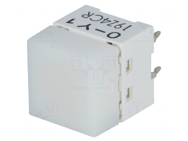 Comutator tastatură cu LED alb SPST-NO 0,05A 24VDC