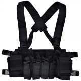 Vesta MULTIFUNCTIONALA TACTICA - Negru [WOSPORT]