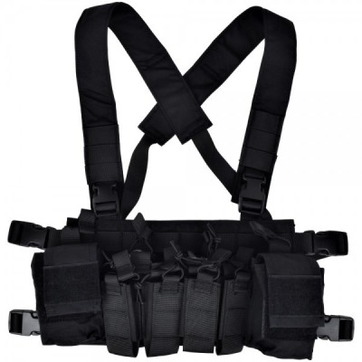 Vesta MULTIFUNCTIONALA TACTICA - Negru [WOSPORT] foto