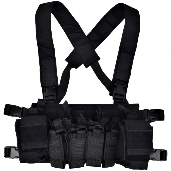 Vesta MULTIFUNCTIONALA TACTICA - Negru [WOSPORT]