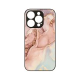 Husa BestCase&reg; Slim Glassy, Compatibila Cu Apple iPhone 14 Pro Max, Rose