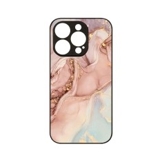 Husa BestCase&amp;reg; Slim Glassy, Compatibila Cu Apple iPhone 14 Pro Max, Rose foto