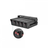 Carcasa cu 4 butoane iluminate 12V si suport de prindere auto ,atv ,barca ,rulota etc