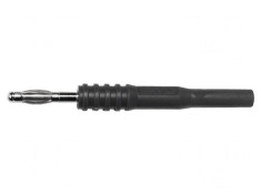 Mufă Banană 4mm 20A 1kV Neagră