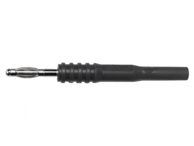 Mufă Banană 4mm 20A 1kV Neagră foto