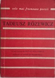 Poeme Tadeusz Rozewicz - Carte Poezii, editie originala