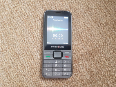 Telefon Rar SwissOne SC560 Gri/Black Dualsim Livrare gratuita! foto
