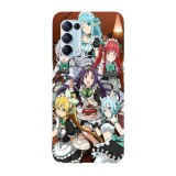 Husa compatibila cu Oppo A54 5G, Viceversa, model Party Sword Art Online, Silicon, TPU, Transparent, Carcasa