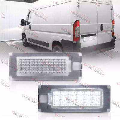 Set lampi LED numar Fiat Ducato, Peugeot Boxer , Citroen Jumper 06-19 foto