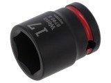 Cap tubular 6 puncte HEX 17mm 3/8 30mm IMPAKTOR