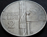 Cumpara ieftin Moneda istorica (BUN PENTRU) 2 LIRE - ITALIA, anul 1923 *cod 4886, Europa