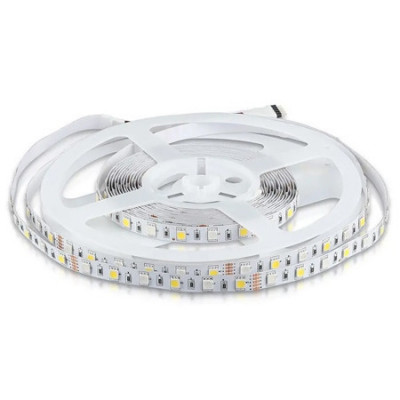 Banda led smd5050 60led/m rgb + alb cald ip20 5m foto