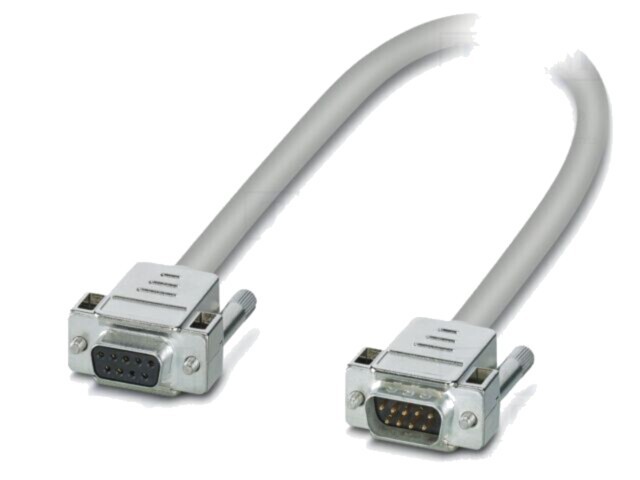 Cablu PHOENIX CONTACT D-Sub 9 pini 0,5m gri cod 2299987