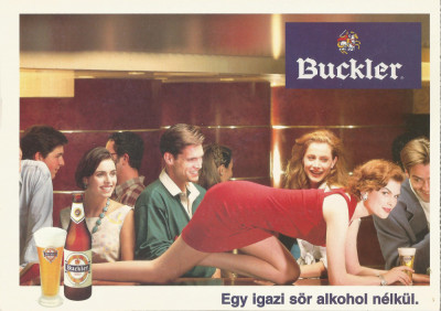 Ungaria, O adevărată bere fără alcool, carte poştală reclamă foto