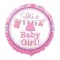 Balon Folie &quot;It&#039;s Baby Girl&quot; 45x45 cm