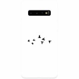 Husa silicon pentru Samsung Galaxy S10, Birds
