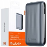 Mcdodo Powerbank 10000Mah Cu Afișaj 2X Usb Usb-C 33W + Cablu Usb-C Pd, 10000 mAh
