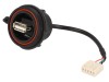Conector USB A BULGIN IP68, 4 Pini, Montare Panou, Serie USB Buccaneer