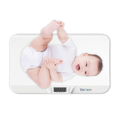 Cantar digital bebelusi Elecson, 4 senzori, ecran LCD, 54 x 21 mm, 3 x AAA, maxim 20 kg foto