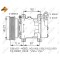 Compresor climatizare Nissan Kubistar; Renault Clio 2, Kangoo, Megane 1, Megane Scenic, Scenic 1, Symbol 1, Symbol 2 Nrf 32259