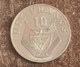 C50 - Moneda foarte veche - Rwanda - 10 franci - 1985, Africa