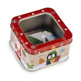 Cutie Craciun metal multicolor II cm 7,5 x 7,5 x 5 H