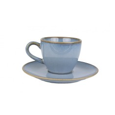 Bonna Sky Hygge - Ce&Egrave;ti de espresso &Egrave;i farfurie - 80.0 cc - Por&Aring;&pound;elan - 6er set
