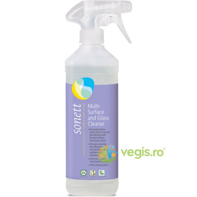 Detergent Pentru Sticla Si Alte Suprafete Ecologic/Bio 500ml Sonett foto