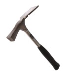 Ciocan zidarie, Holzer IT301803600C, coada metalica, cu manson din cauciuc, 600 g