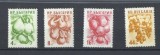 TSV$ - 1957 BULGARIA MICHEL 164-167 MNH/** LUX, Nestampilat