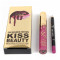 Set buze Kiss Beauty cu Ruj Lichid Mat si Creion de buze, 09 Madison