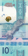 Bancnota Aruba 10 Florin 2019 - PNew UNC ( SERIE NOUA ) foto