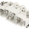 Conector HDC Inserturi Contact Tată PIN 6(4+2) 4+2 PE